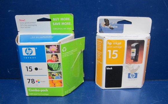 Lot Of 3 Hp Ink Cartridges 15