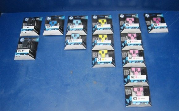 Lot Of 14 Hp Inkjet Cartridges