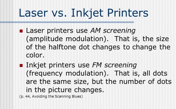 Laser vs.Inkjet Printers Laser