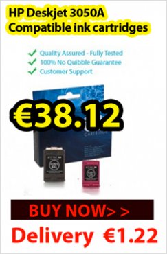 purchase suitable HP Deskjet 3050A ink cartridges at only €38.12