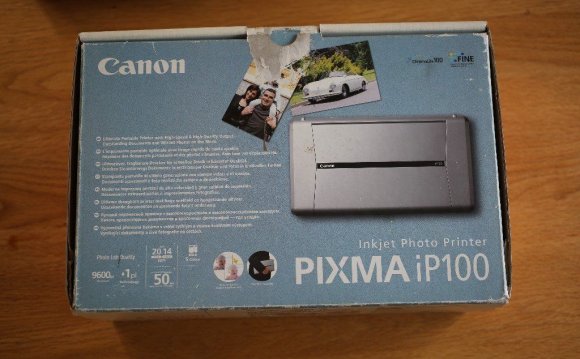 Canon Pixma iP100 Portable Inkjet Printer