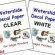 Clear decal paper for inkjet printers