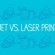 Inkjet and laser printers