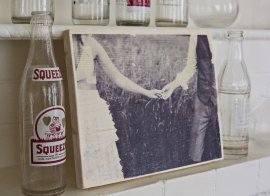 getting a photograph to transfer onto lumber