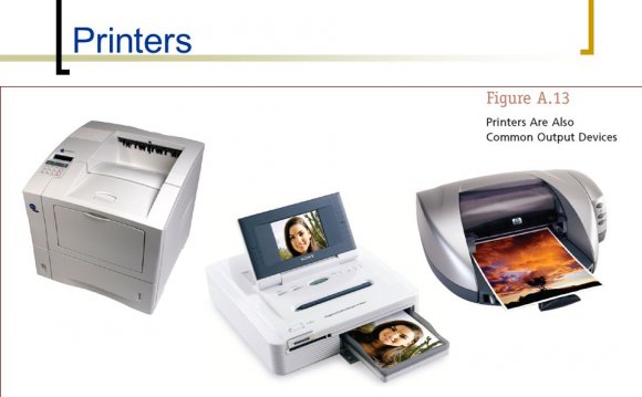 Compare and contrast inkjet and laser printers