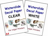 Clear decal paper for inkjet printers