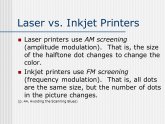 Differences between Inkjet and laser printers